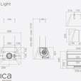 IKONA LIGHT BL MAT/F/60